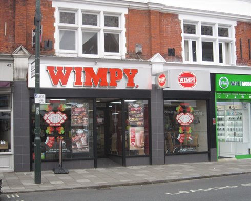 TEDDINGTON IS NO LONGER HOME TO WIMPY 