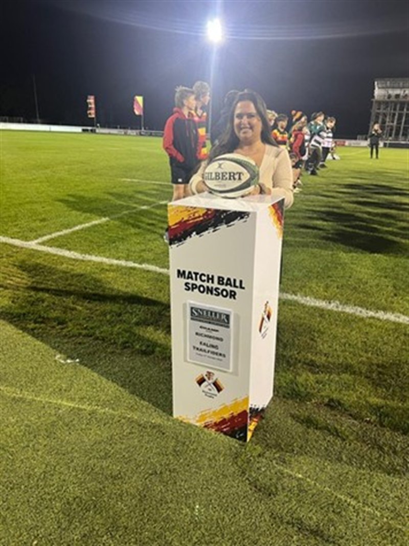 MATCH AND BALL SPONSORS AT RICHMOND RUGBY