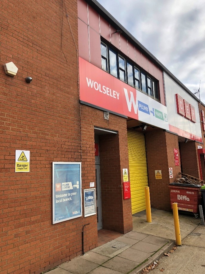 Wolesley Plumbing Trade Counter, Industrial Estate